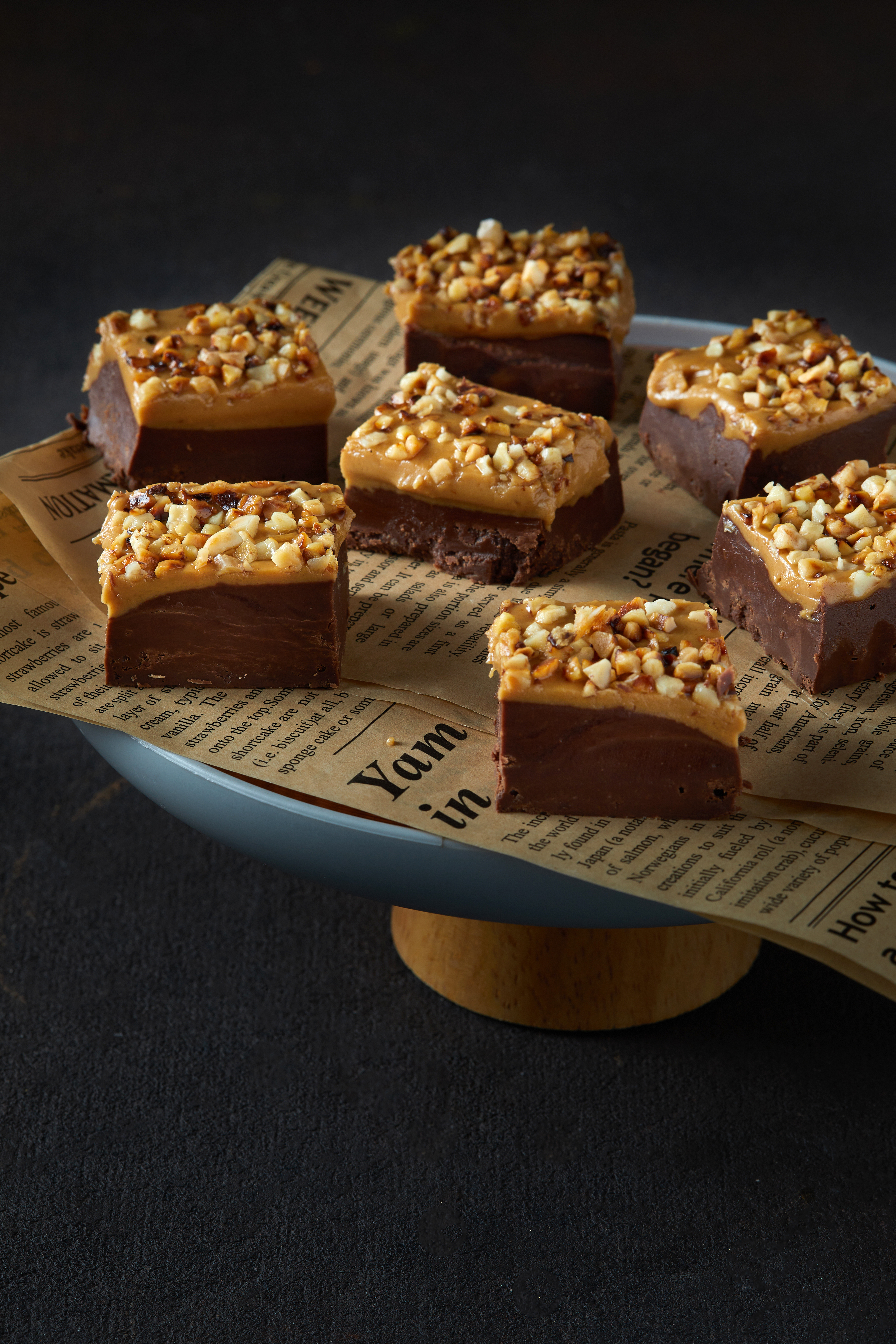 פאדג' שוקולד וחמאת בוטנים