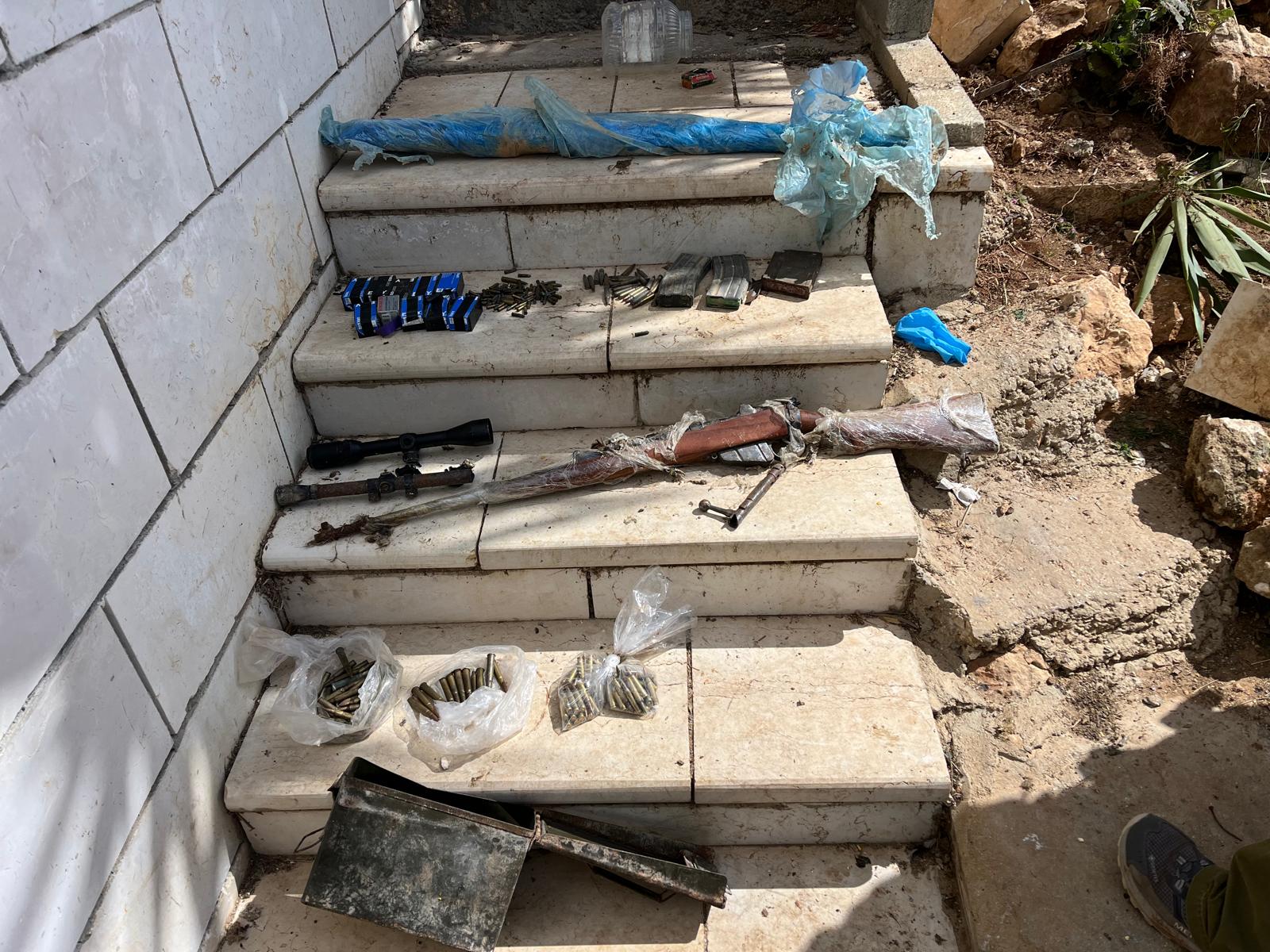 אמל"ח שאותר בפעילות