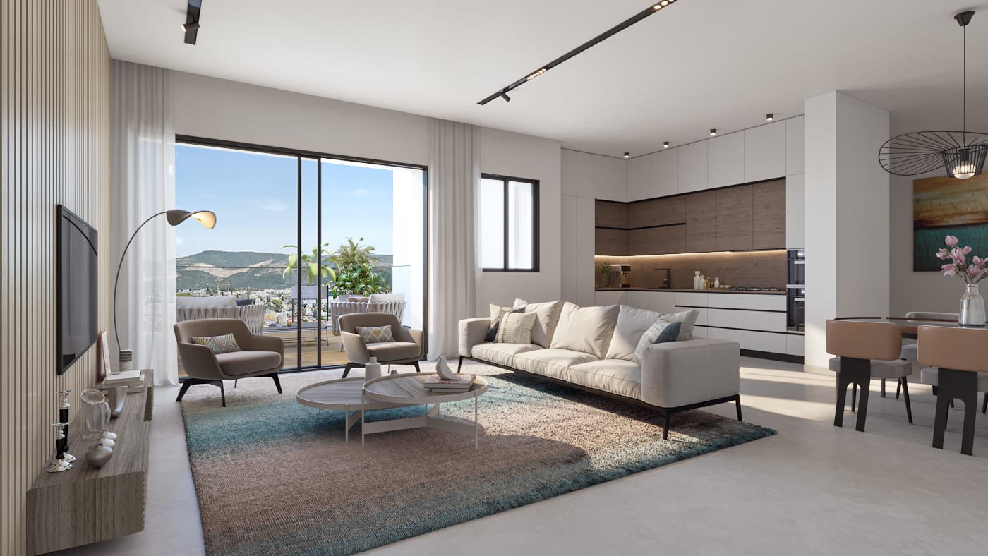 הדמיית דירה בפרוייקט