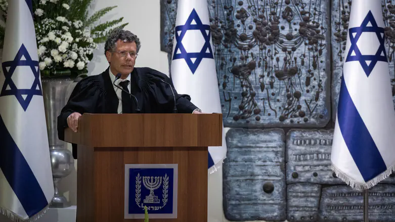 עמית בטקס ההשבעה